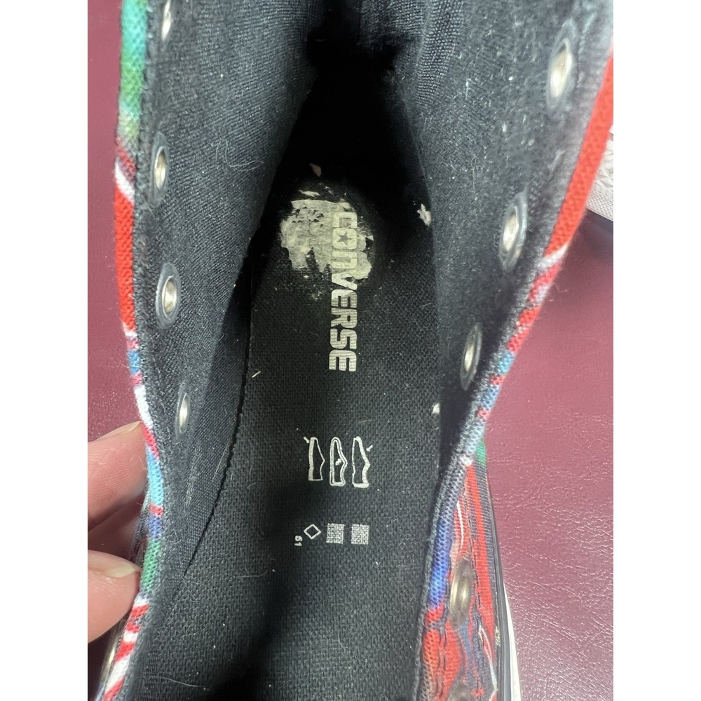 Converse Graffiti Street Art Red Blue Green NY New York Artist Women's Size 6 - Picture 8 of 9
